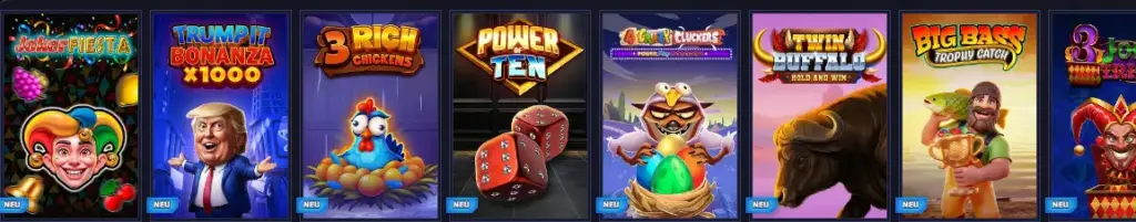 Auswahl an Spielautomaten – verschiedene Themen, Jackpots und neue eleasesR